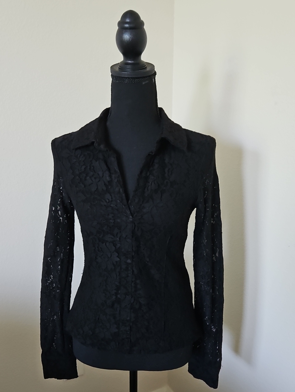 AS by DF Black Lace Top